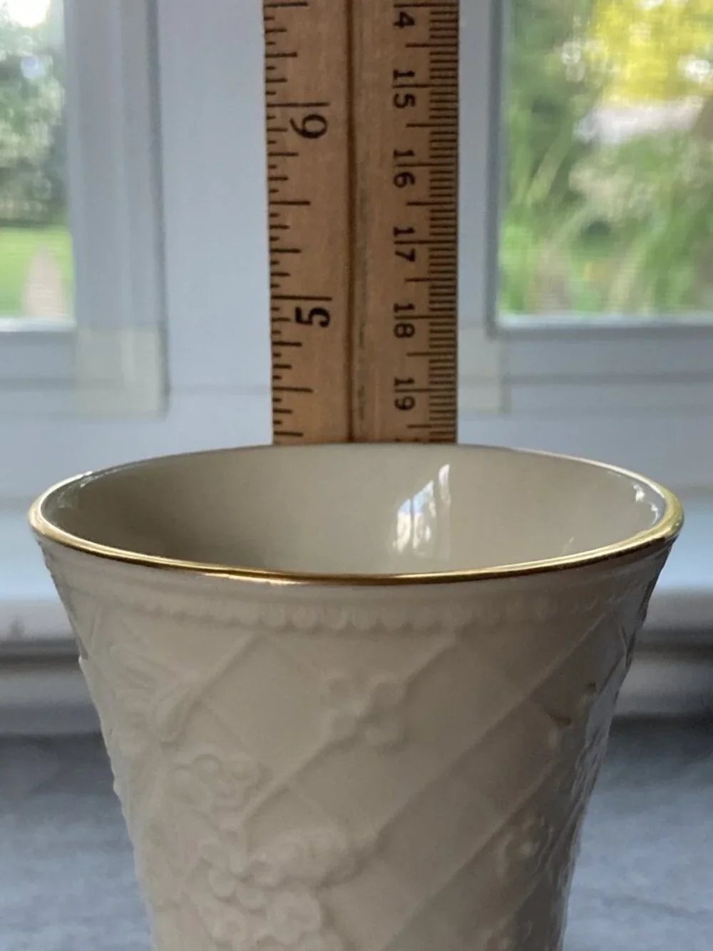 RARE!! Lenox Wedding Promises Vase, Millennium Edition, 4.25